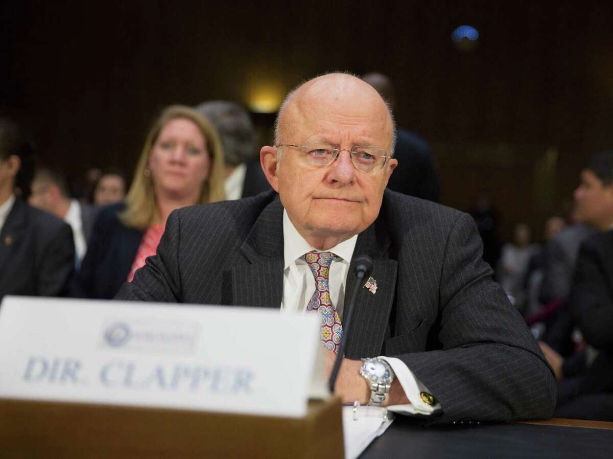 James Clapper, Director of National Intelligence, testifies during a Senate Armed Services Committee hearing on Russian intelligence activities. A reader indicates the hacking controversy is much ado about nothing.