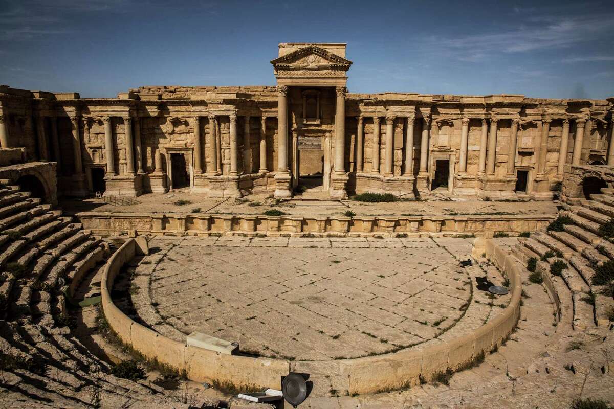 UNESCO has branded the destruction of this second-century Roman amphitheater and other heritage sites by the Islamic State "cultural cleansing."﻿