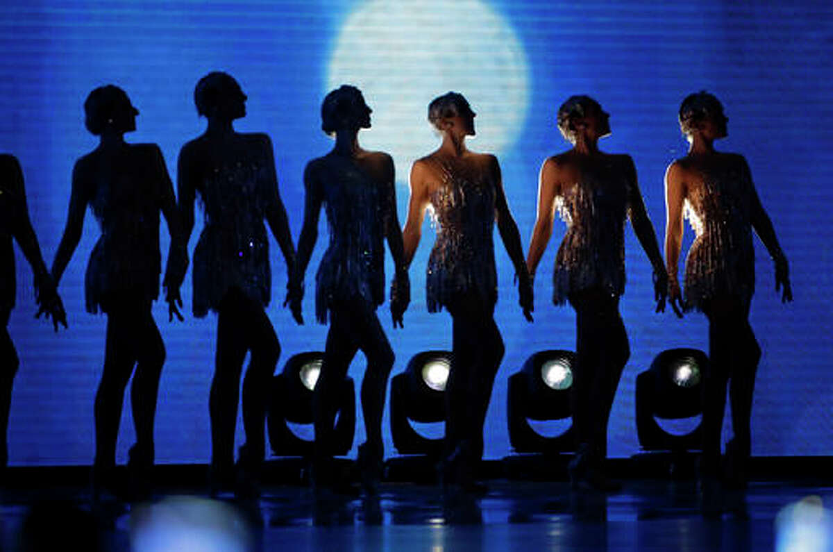 The Rockettes perform before President Donald Trump's arrival at the Liberty Ball, Friday, Jan. 20, 2017, in Washington. (AP Photo/Patrick Semansky)