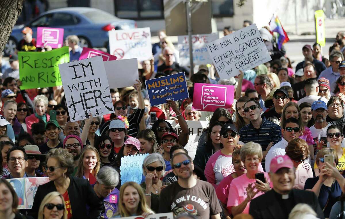 Millions march to protest Trump’s presidency