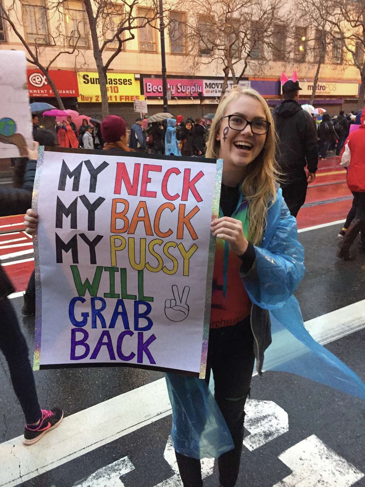 Signs at the San Francisco Women's March on Jan. 21, 2017