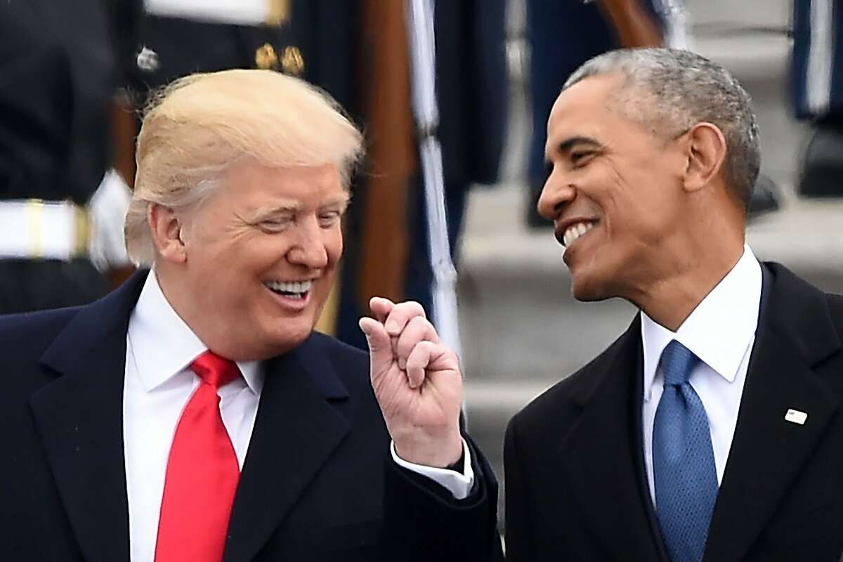 They're so different, yet so similar President Donald Trump campaigned hard against former President Barack Obama in 2016, knocking everything from Obama's time on the golf course to his policies. But, they're not that different. Scroll through the gallery to see the similarities between the 44th and 45th presidents