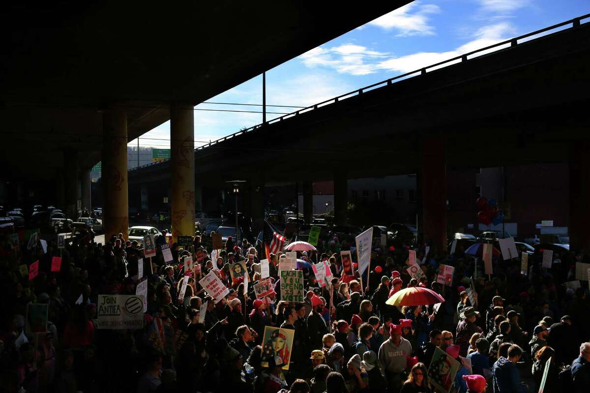 Women's March on Seattle in photos