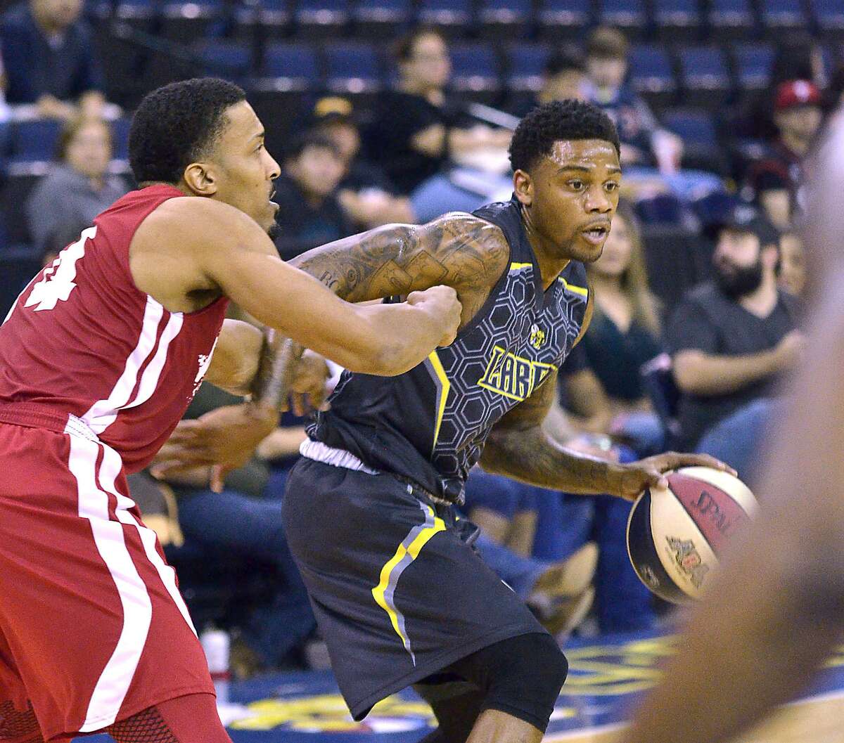 Former TAMIU guard Kevin Jefferson Jr. has played the past two years for the Swarm and led the team averaging 18.8 points last season.