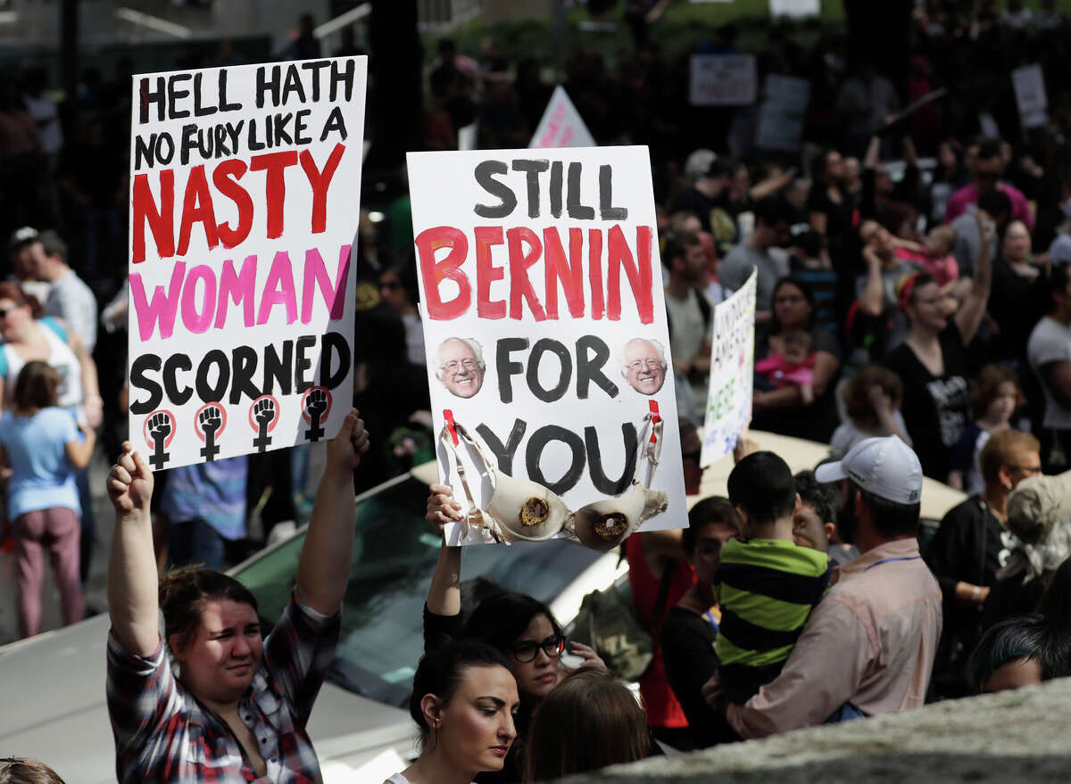 Photos Protest Signs From Womens March Protests From Around The Us World 