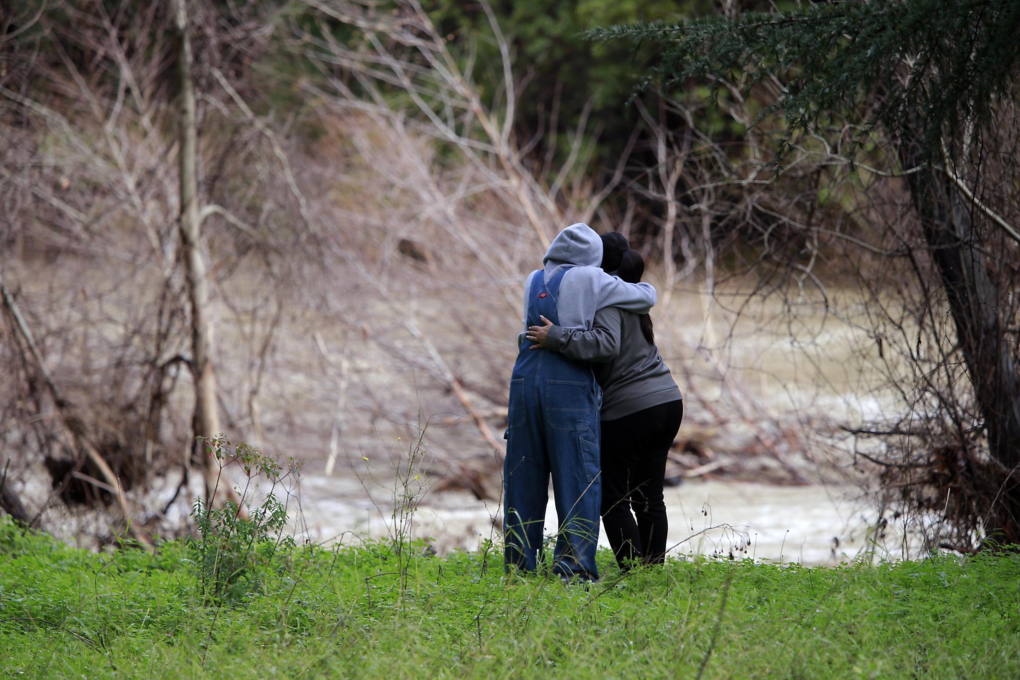 Raging creek water in East Bay hampers search for missing woman