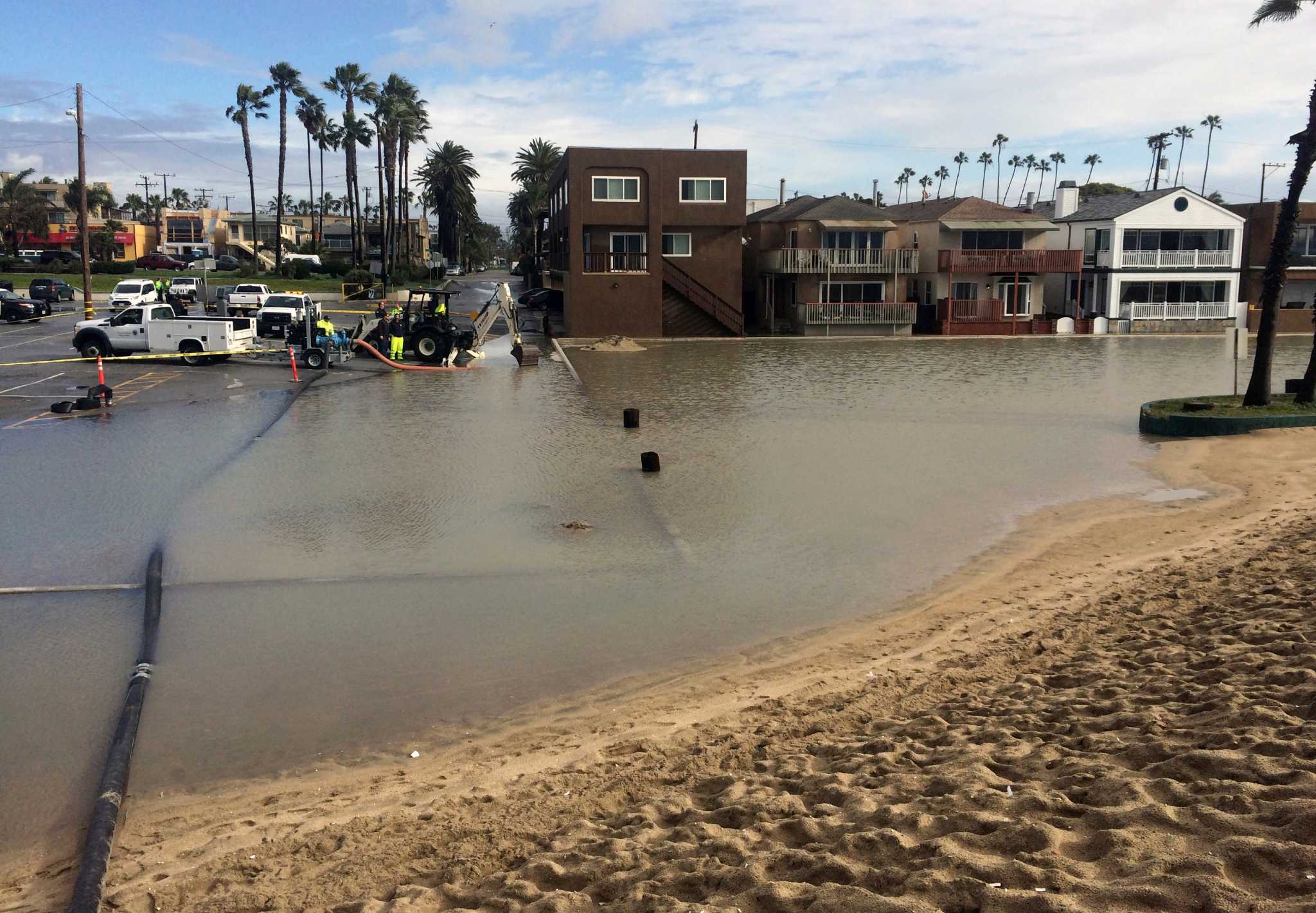 Recordbreaking storm system slams California