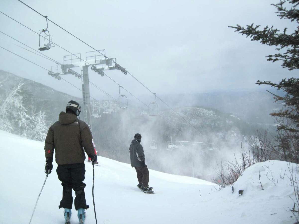 Skiing at Whiteface Mountain in Wilmington N.Y., Dec. 15, 2010. (Rick Karlin / Times Union)