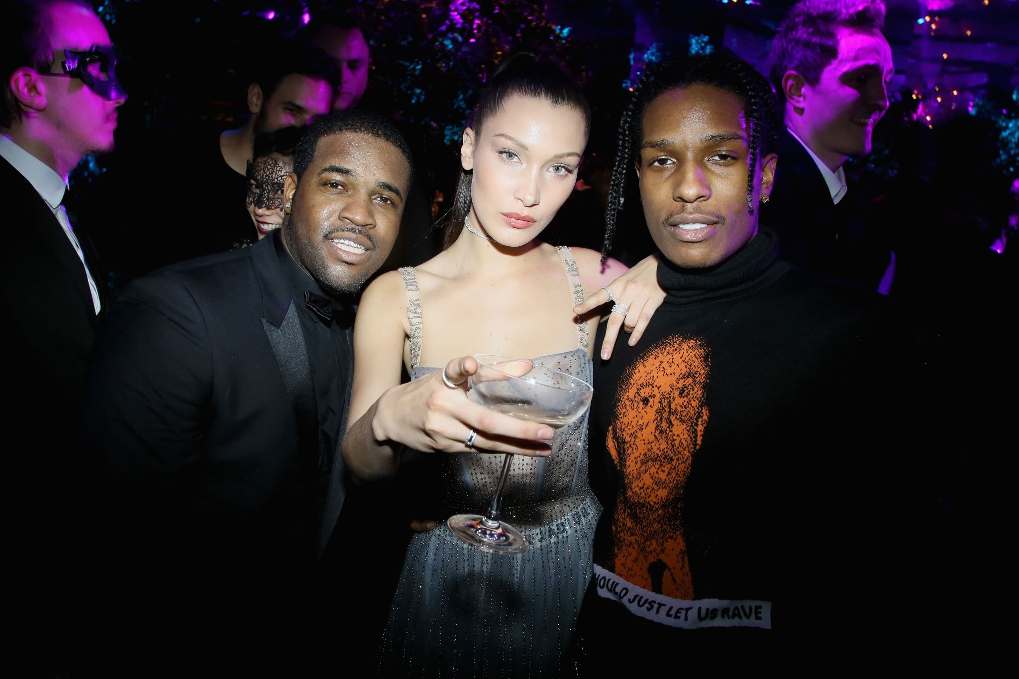 Kendall Jenner, Bella Hadid, A$AP Rocky, and More at Balmain's After Party