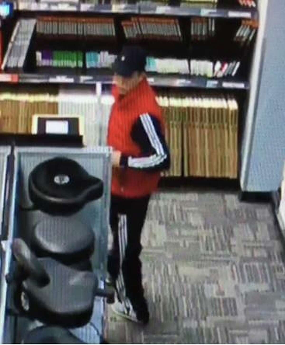 The Fort Worth Police Department is looking for a suspect who was caught on surveillance footage shoving a guitar in his pants and leaving the a Guitar Center on Jan. 18, 2017.