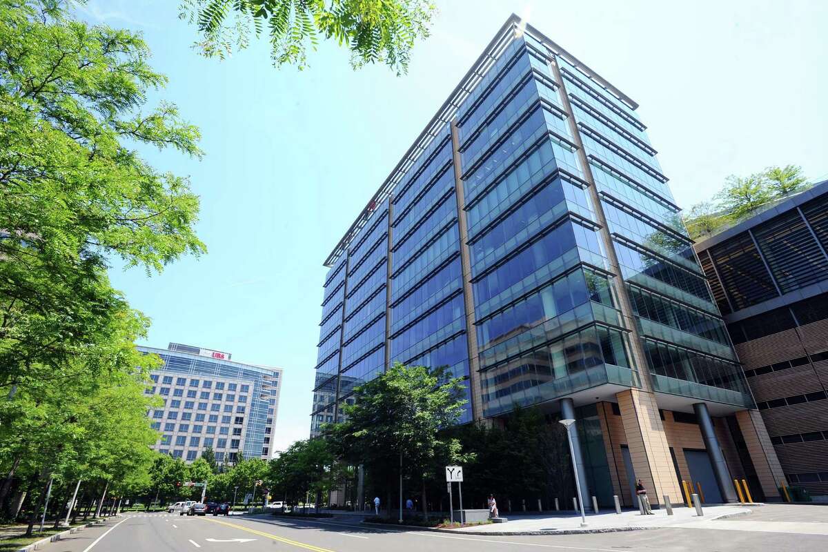Royal Bank of Scotland’s Americas headquarters, in the building on the right, are located at 600 Washington Blvd., in downtown Stamford.