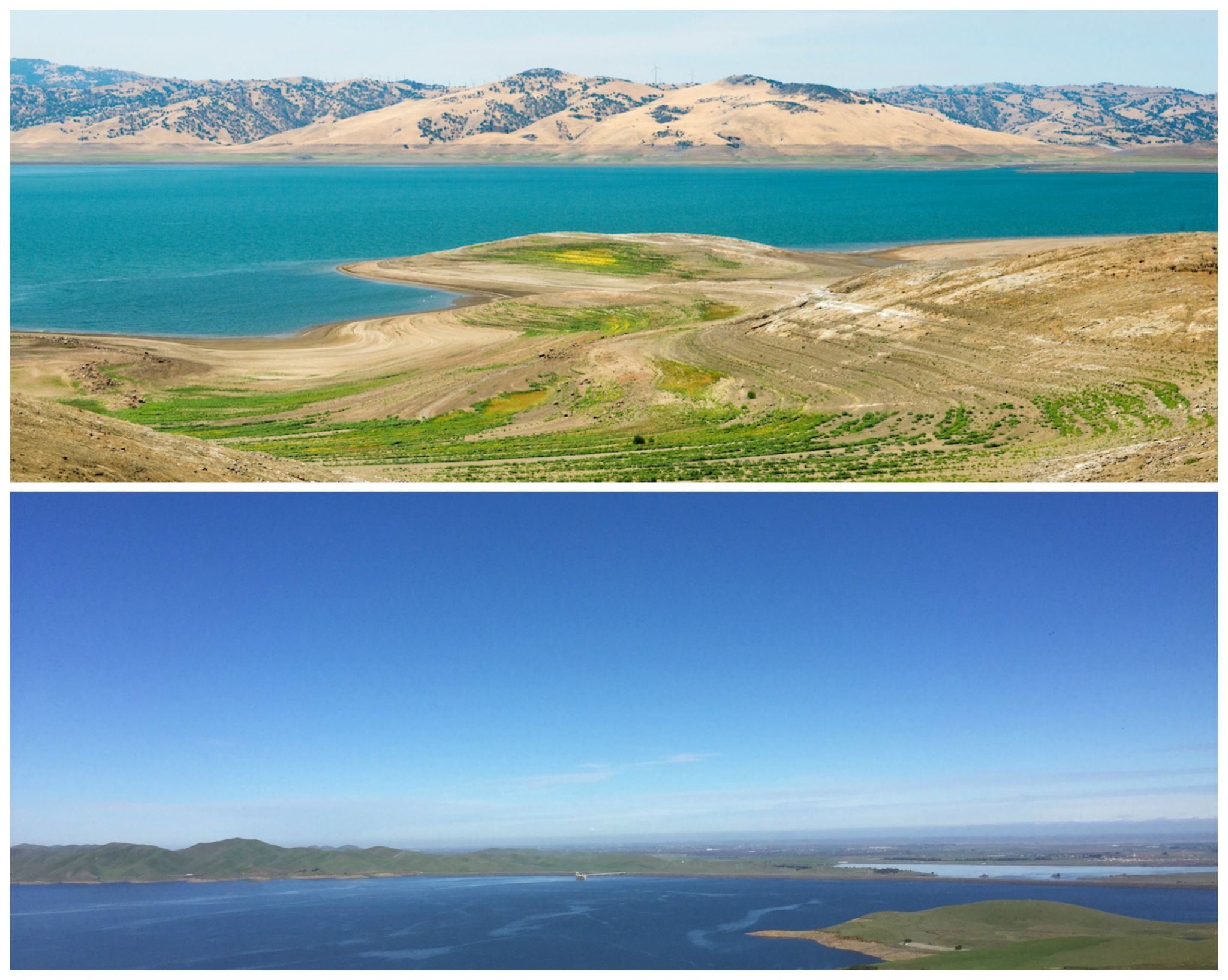 Drought over? Beforeandafter photos show California reservoir’s 110