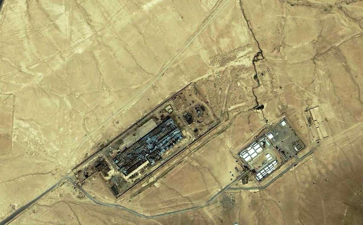 (FILES) This file photo taken on July 17, 2003 shows an IKONOS satellite image provided by Space Imaging of a suspected "black site" facility near the Afghan capital of Kabul. The Trump administration is drafting an order allowing the CIA to reopen overseas "black site" prisons used to torture suspects after 9/11, media reported January 25, 2017, although the White House denied creating the document. The three-page order would undo many of the restrictions on handling detainees put in place under president Barack Obama to roll back practices authorized during George W. Bush's administration, The New York Times reported. / AFP PHOTO / SPACE IMAGING MIDDLE EAST / HO / RESTRICTED TO EDITORIAL USE - MANDATORY CREDIT "AFP PHOTO / SPACE IMAGING MIDDLE EAST" - NO MARKETING - NO ADVERTISING CAMPAIGNS - DISTRIBUTED AS A SERVICE TO CLIENTS HO/AFP/Getty Images