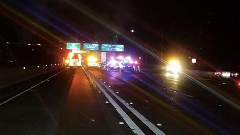 Big rig on fire shuts down I-580 westbound in Dublin