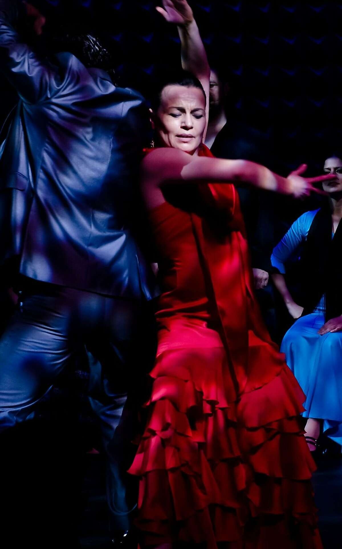 Soledad Barrio and Noche Flamenca perform Martin Santangelo�s �Antigona� at Z Space in San Francisco February 4-25, 2017.