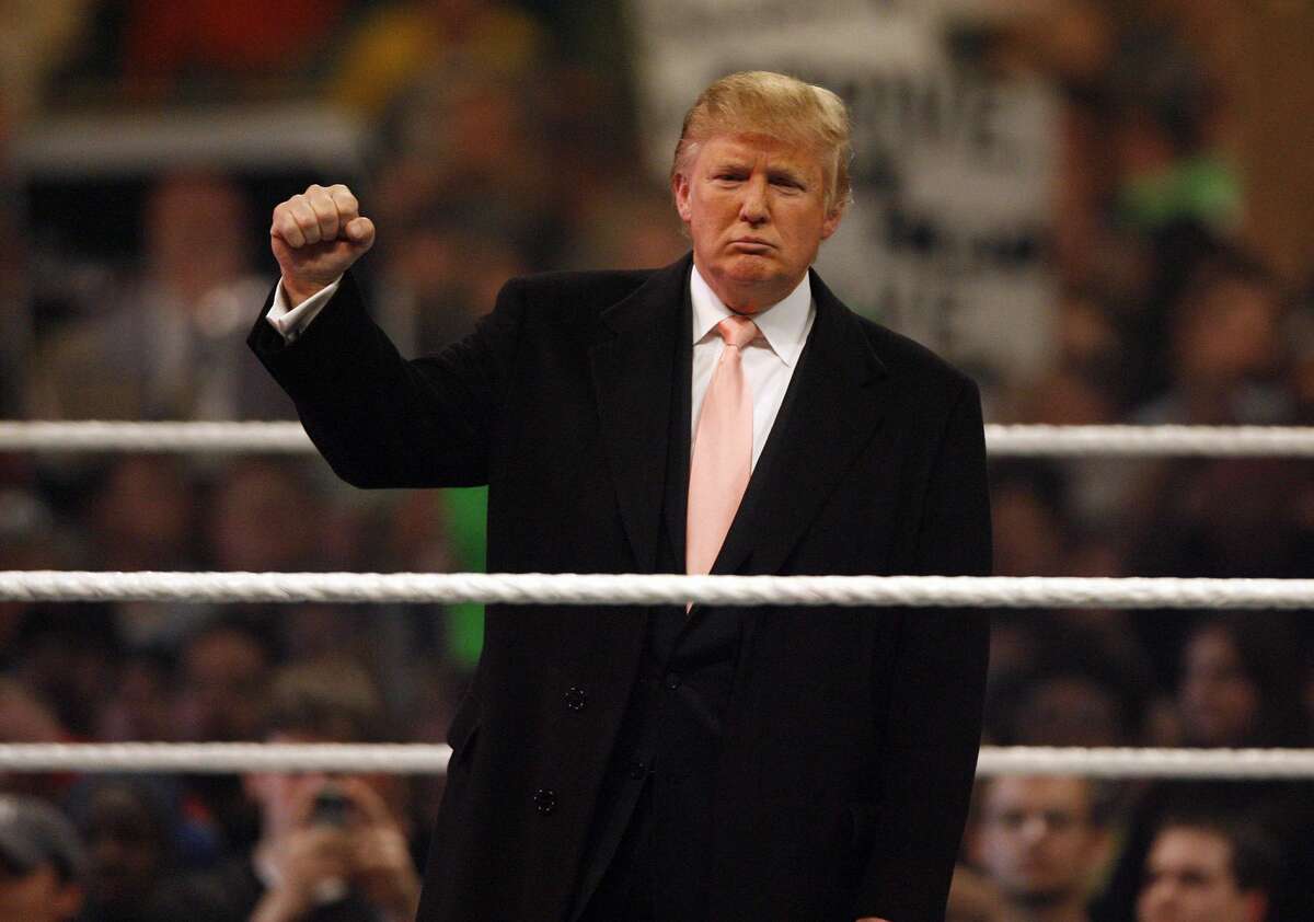 Gallery: A history of Trump and the WWE