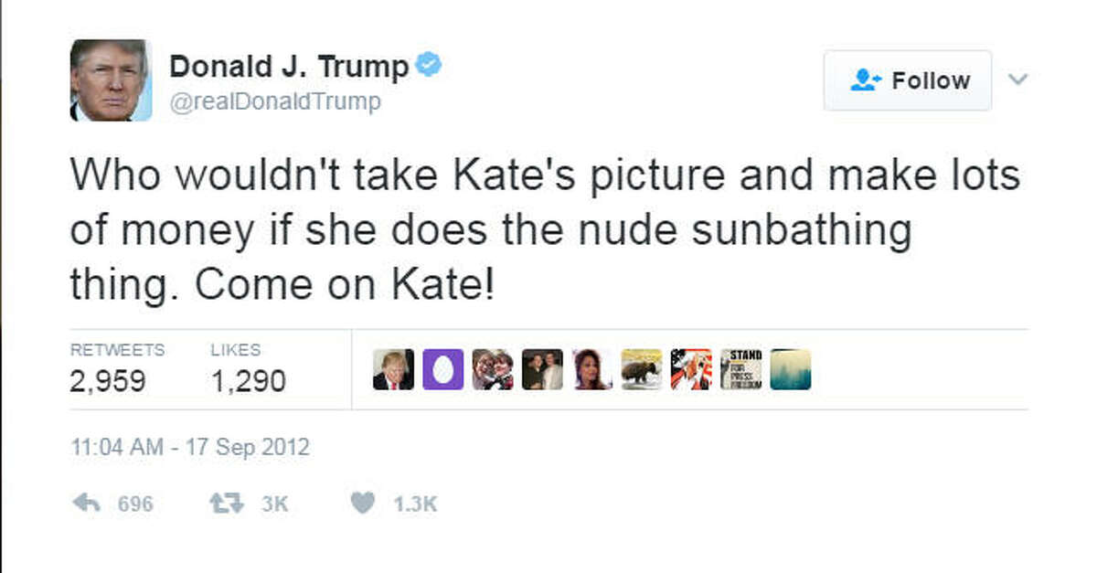 Gross Donald Trump Tweet About Kate Middleton Resurfaces 8383