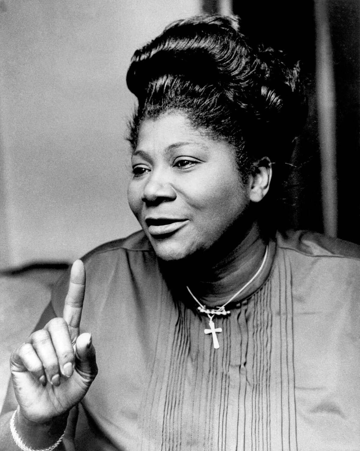 Mahalia Jackson in REJOICE & SHOUT, a Magnolia Pictures release. From the Michael Ochs Archive Getty Images.
