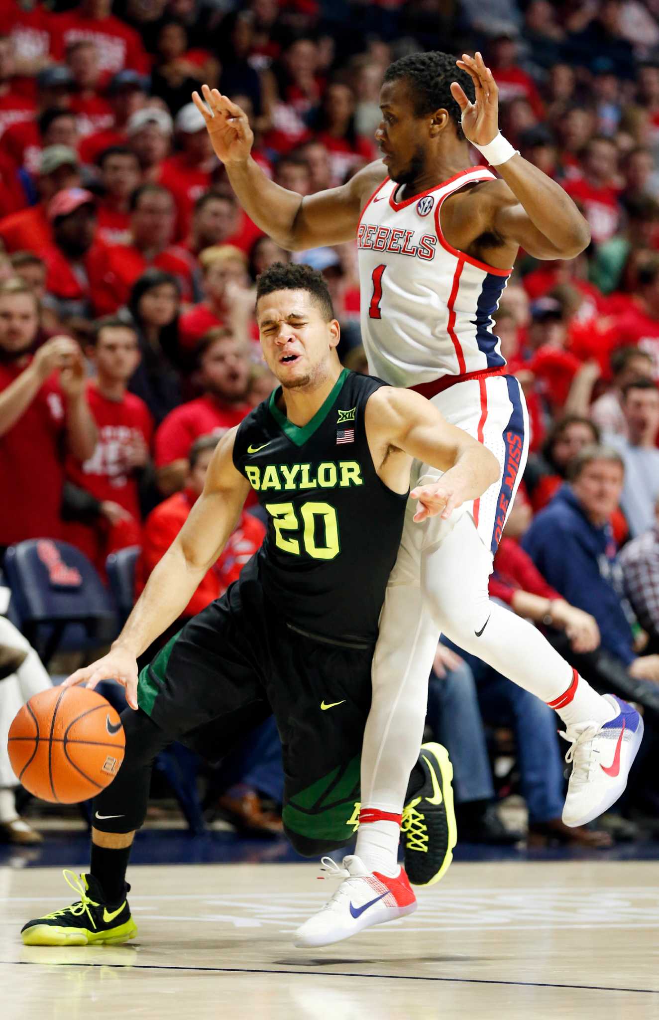 SEC/Big 12 challenge Baylor 15point deficit to win