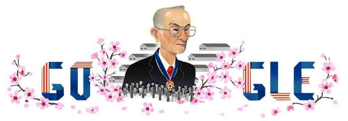 Google on Monday honored civil rights leader Fred Korematsu through its home-page Doodle. Korematsu defied an executive order by President Franklin D. Roosevelt that approved the incarceration of about 120,000 people — most of Japanese descent, and two-thirds of them U.S. citizens.
