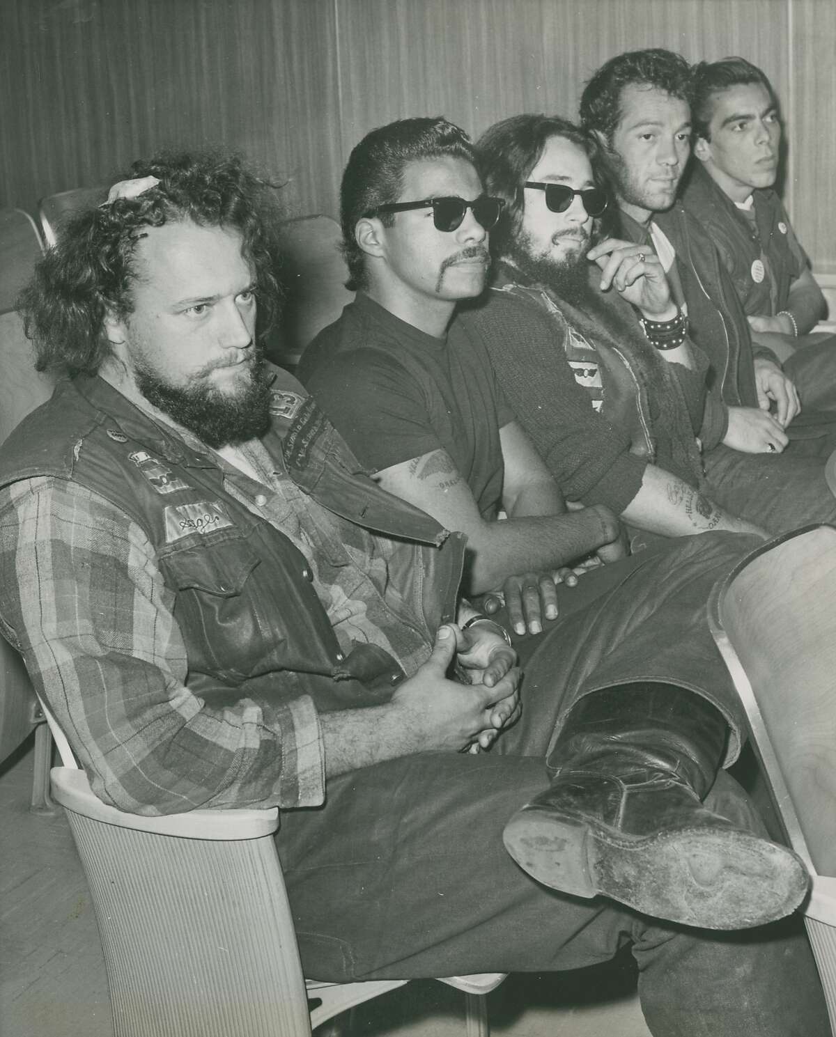 Vintage photos of Bay Area Hells Angels Motorcycle Club