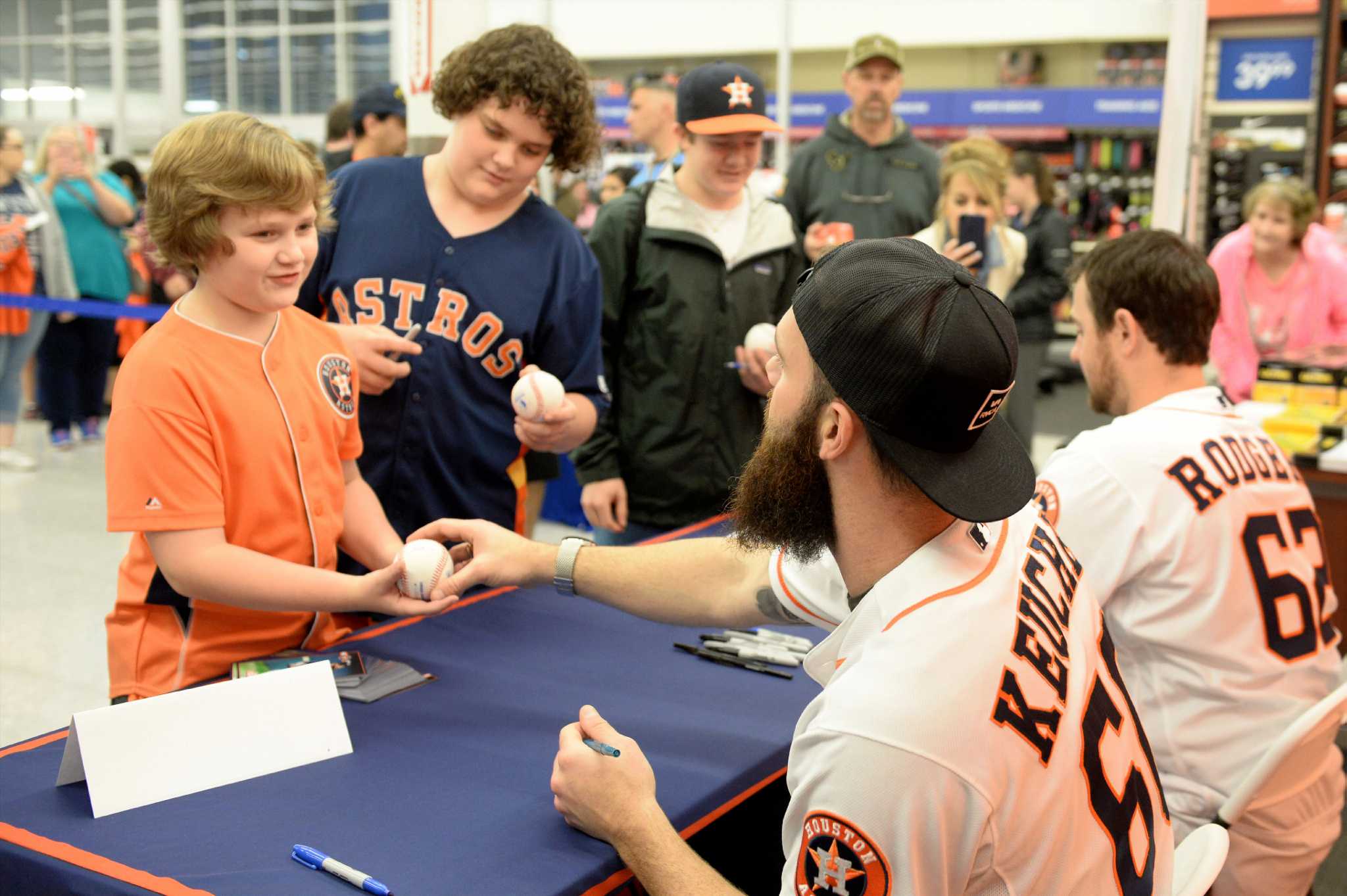 Were you 'Seen' at the Astros Caravan in Beaumont?