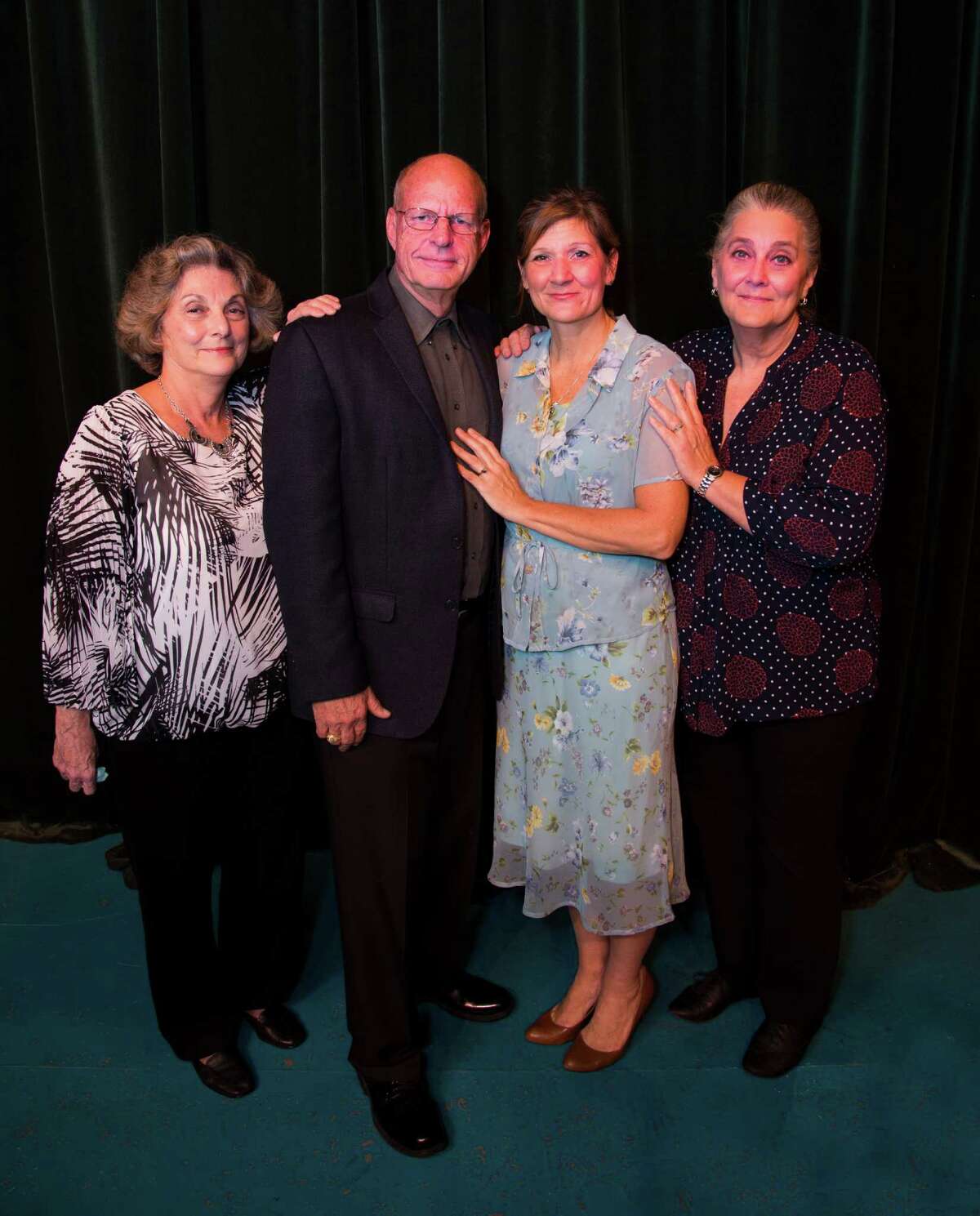 Pictured from left are the cast members in the Players Theatre Company's "The Cemetery Club," Terry Lynn Hale, Mark Wilson, Cindy Siple and Lisa Schofield. The show opened Jan. 27 and continues through Feb. 12 at the Owen Theatre in downtown Conroe.