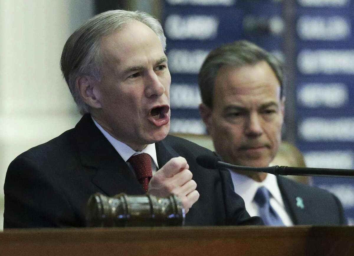 Governor Greg Abbott delivers the State of the State Address in the House Chamber of the Texas Capitol on January, 31, 2017.