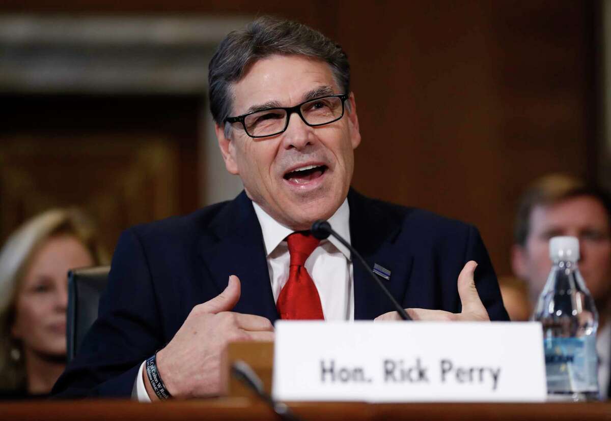 Energy Secretary Rick Perry is a former Texas A&M yell leader.