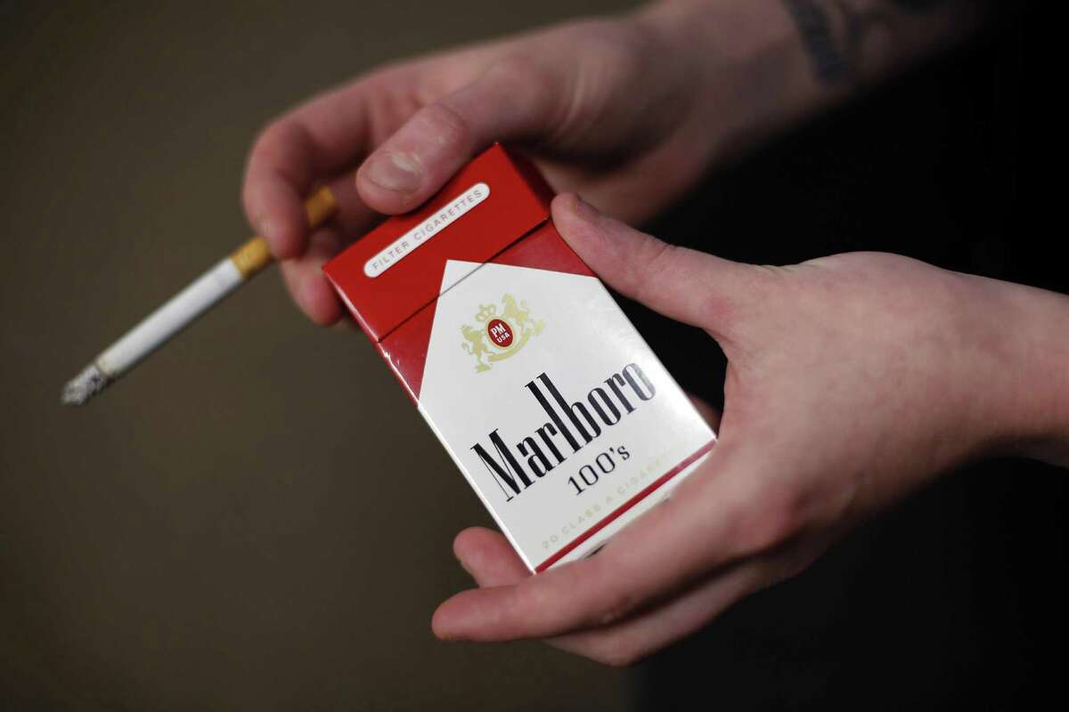 Altria’s cigarette sales fell 1.9 percent to $5.45 billion as shipment volume of its cornerstone brand, Marlboro, declined 4.8 percent.