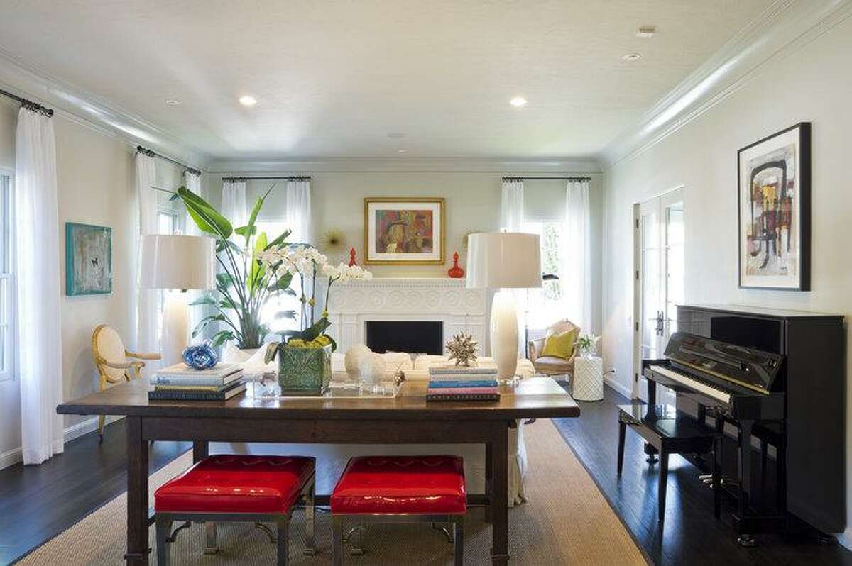 SCHONES: Whitney Schones designed this living room on El Prado Drive.