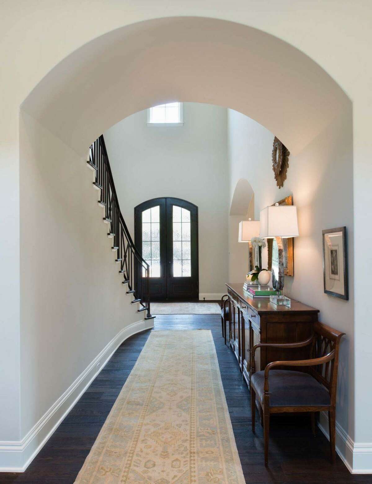 MORGAN: The entry in a traditional home by Melissa Morgan.