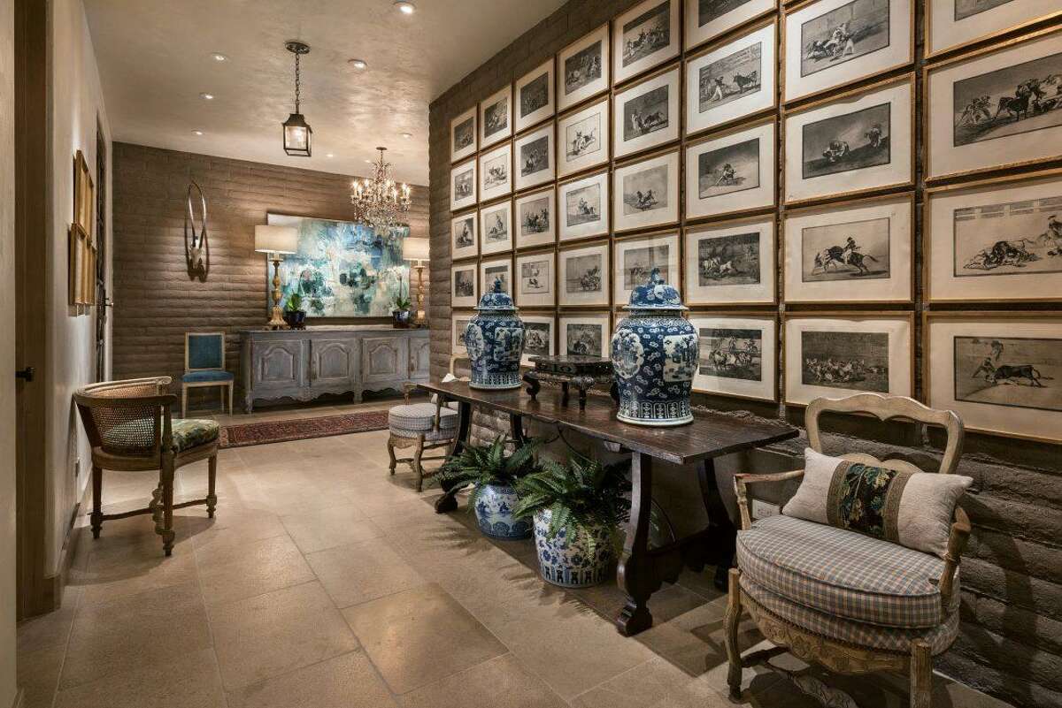 MORGAN: Bullfighter art adorns a wall in an 