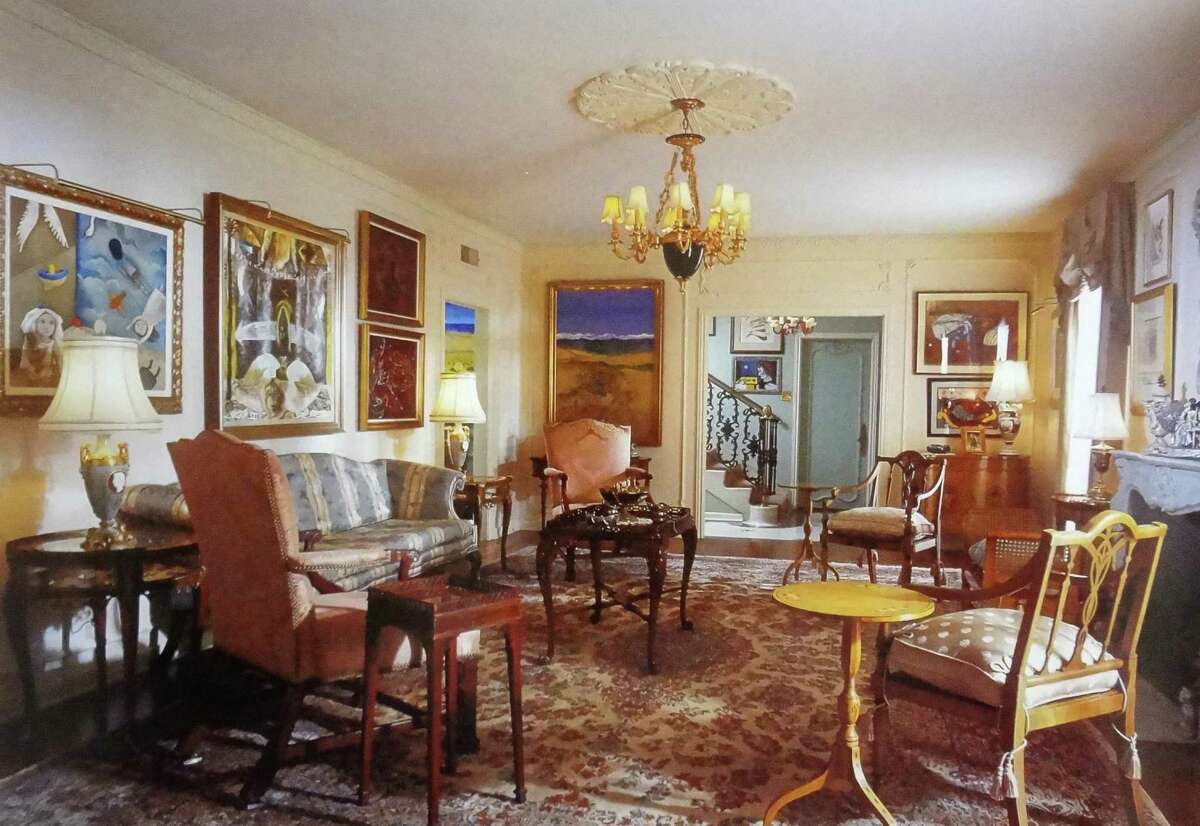 FORSTER: Charles Forster designed this living room, with a mix of French and English furniture, along with treasured works of art.