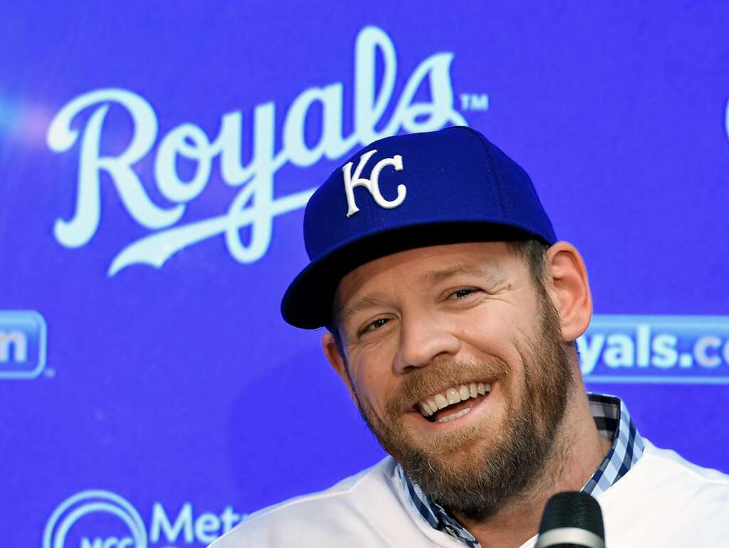 Names Faces Brandon Moss Sergio Ramos Sfgate The Kansas City Royals Brandon Moss During A News Conference To Announce First Baseman S