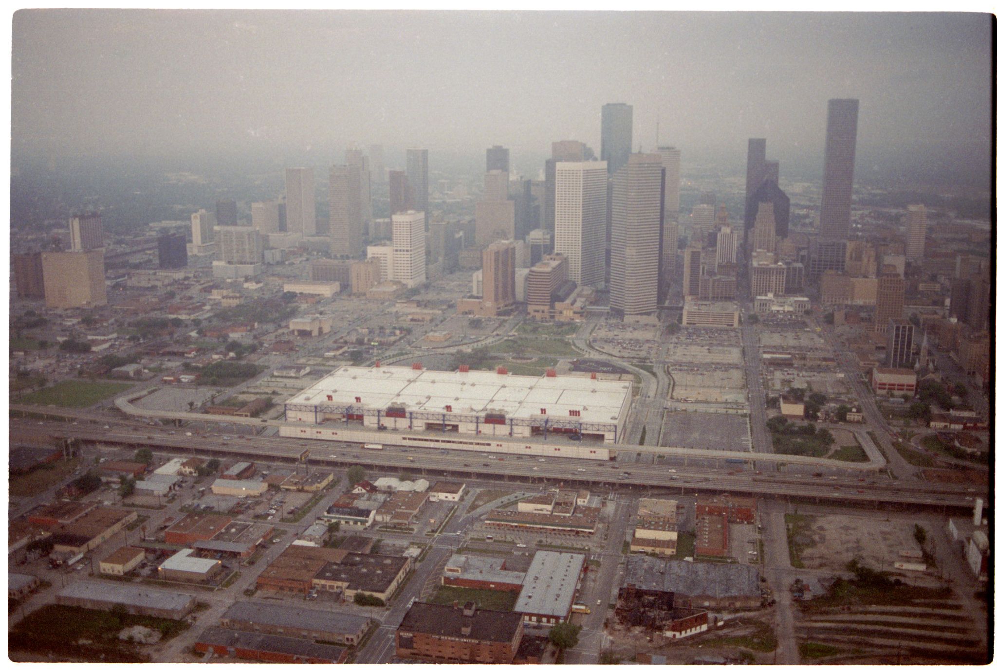 What did the area around R. Brown and Discovery Green look like