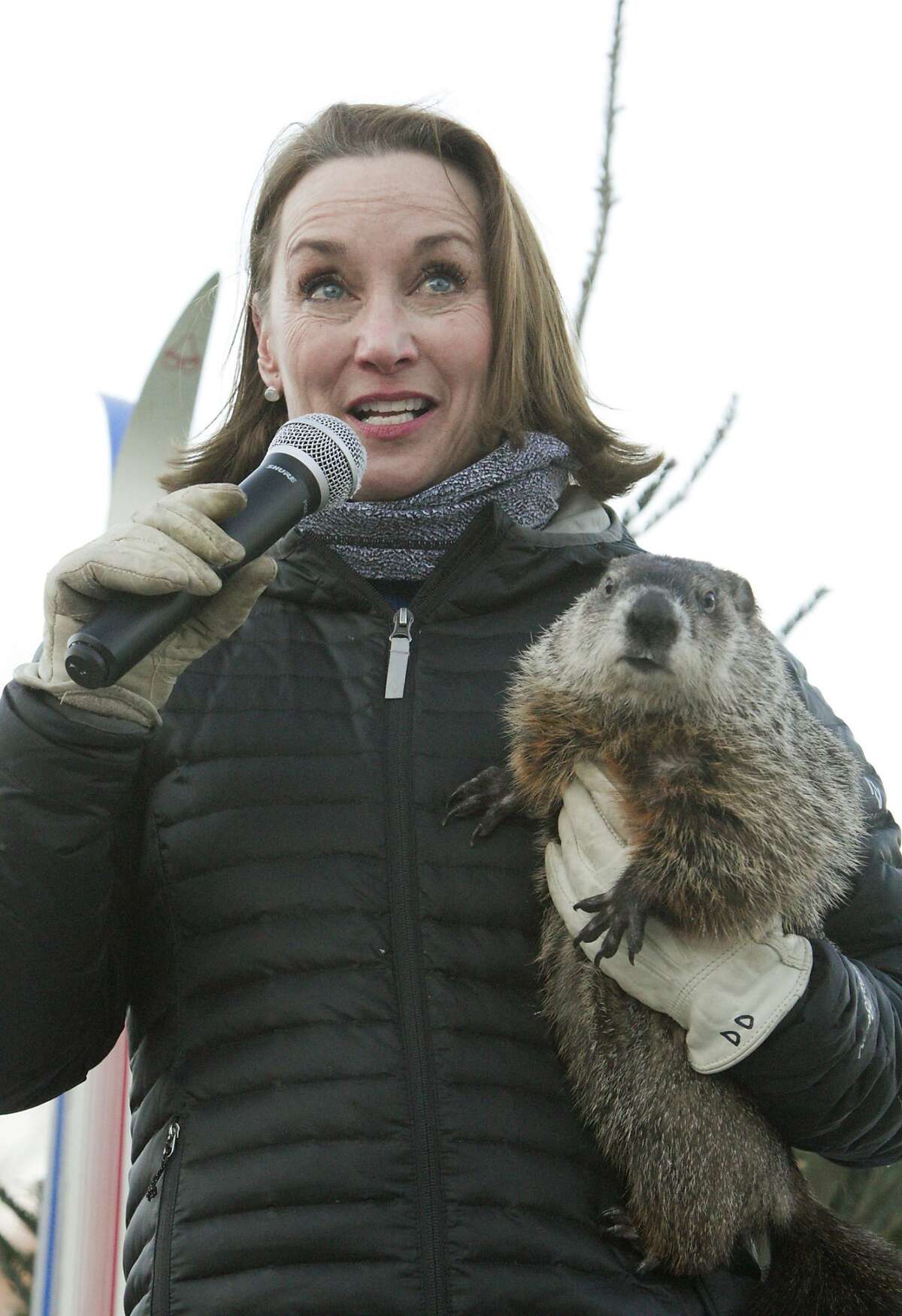 Pennsylvania groundhog's handlers Phil predicts more winter