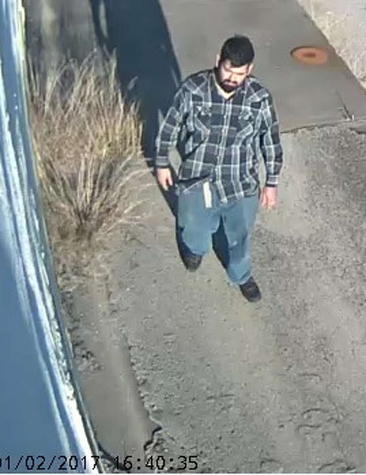 This man allegedly broke into the San Antonio Water System heating and cooling plant to steal several pieces of equipment on Jan. 2, 2017.