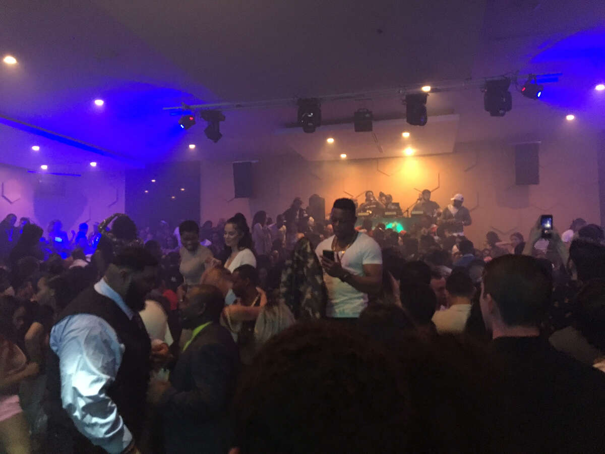 Crowd at The Ballet, a "dance experience" by Drake at Mercy Nightclub, on Thursday, Feb. 2, with featured guests Migos and Travis Scott.