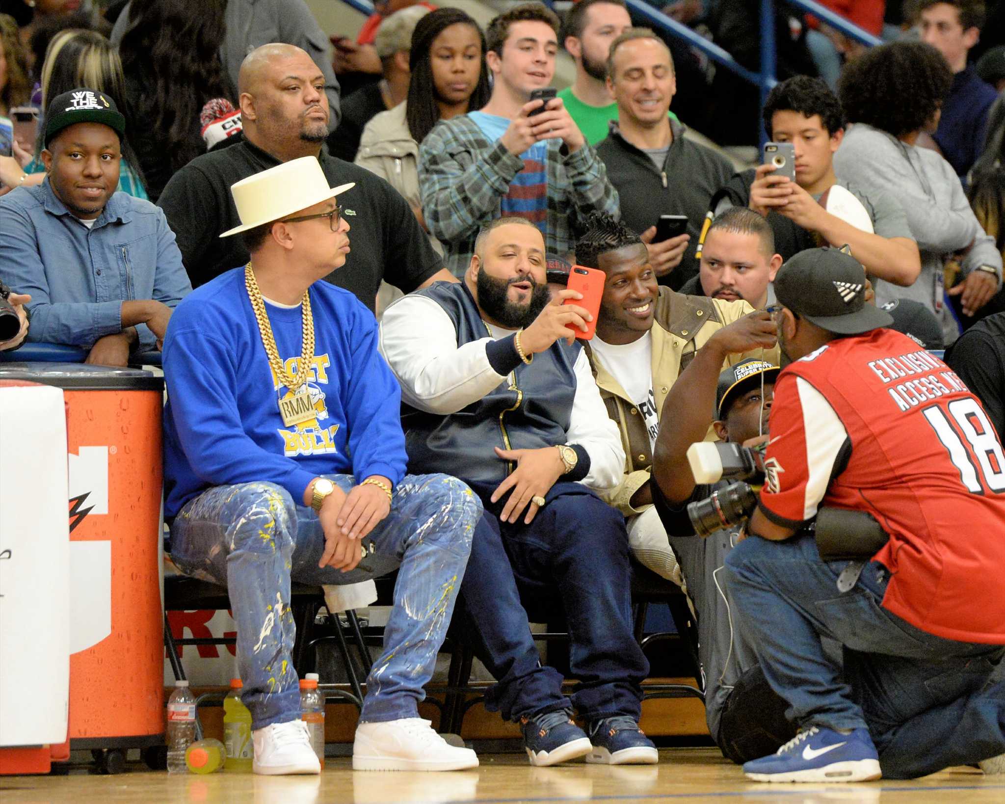 DJ Khaled Interrupted A Celebrity Basketball Game And Was Terrible