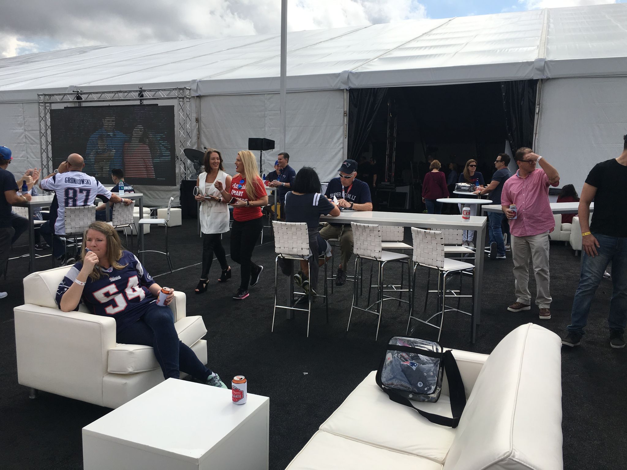 A peek inside Guy Fieri's $700 Super Bowl tailgate part