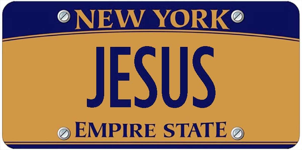 A sampling of personalized plates not allowed by New York's Department of Motor Vehicles. The list is updated periodically by state officials.