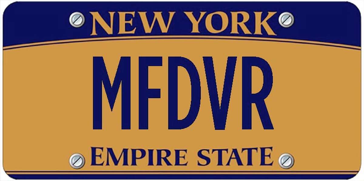 A sampling of personalized plates not allowed by New York's Department of Motor Vehicles. The list is updated periodically by state officials.