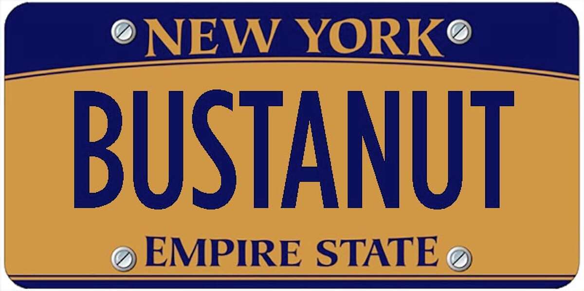A sampling of personalized plates not allowed by New York's Department of Motor Vehicles. The list is updated periodically by state officials.