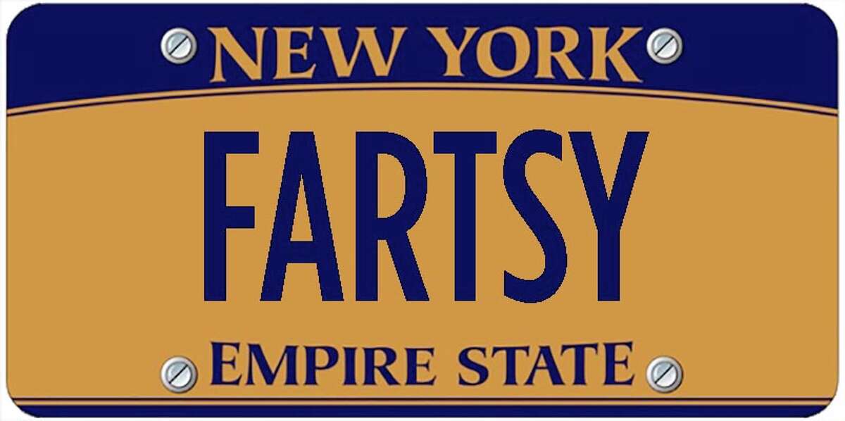 A sampling of personalized plates not allowed by New York's Department of Motor Vehicles. The list is updated periodically by state officials.