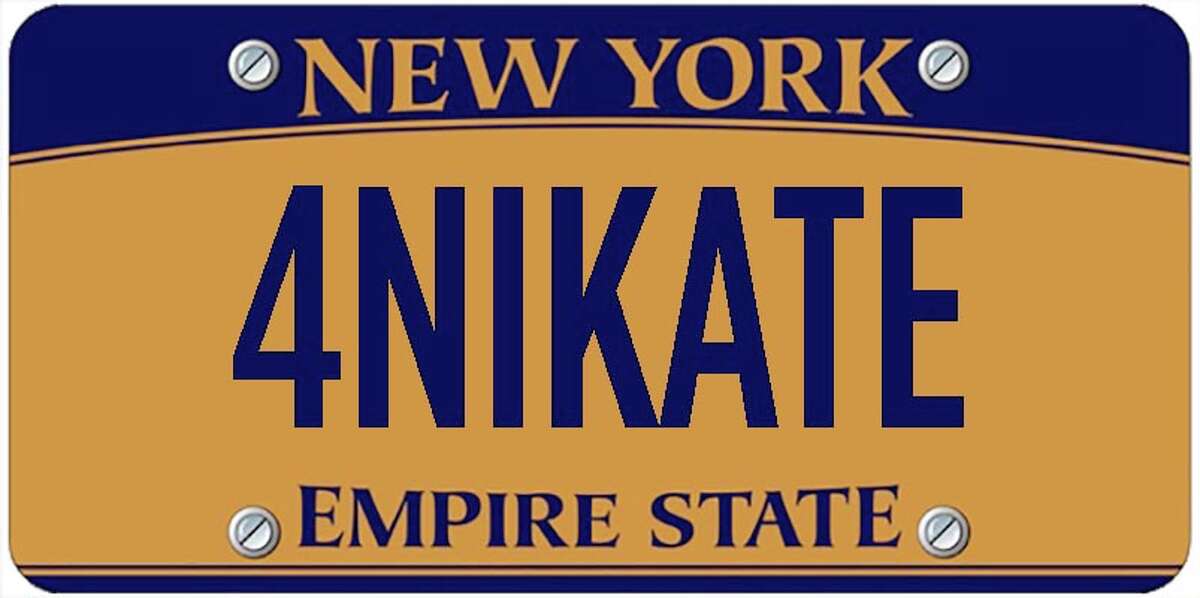 A sampling of personalized plates not allowed by New York's Department of Motor Vehicles. The list is updated periodically by state officials.
