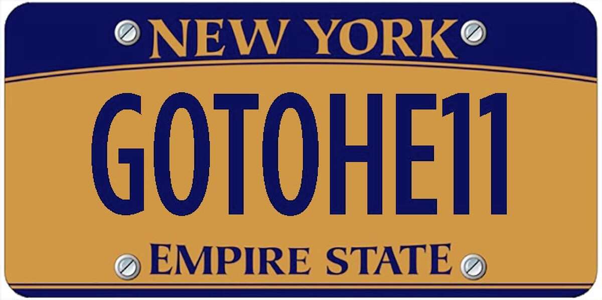 A sampling of personalized plates not allowed by New York's Department of Motor Vehicles. The list is updated periodically by state officials.