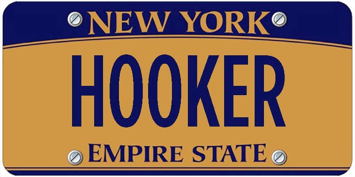 A sampling of personalized plates not allowed by New York's Department of Motor Vehicles. The list is updated periodically by state officials.