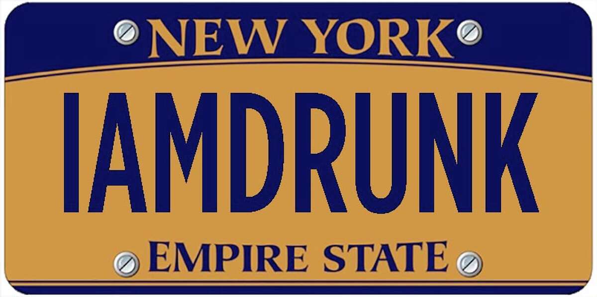 A sampling of personalized plates not allowed by New York's Department of Motor Vehicles. The list is updated periodically by state officials.