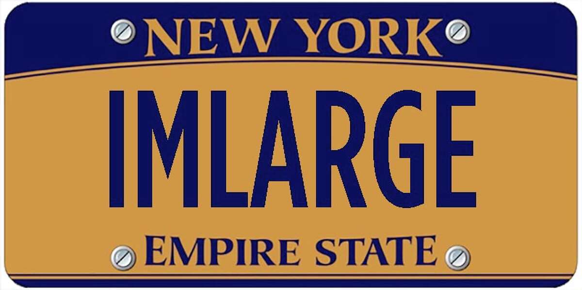 A sampling of personalized plates not allowed by New York's Department of Motor Vehicles. The list is updated periodically by state officials.
